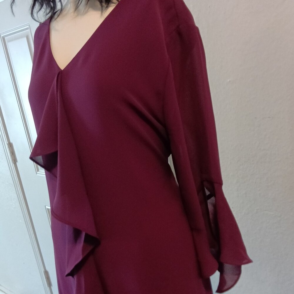 CHICOS PURPLE DESIGNER DRESS